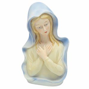 Virgin Mary sculpture decor statue figurine Christ